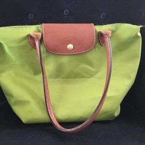 Longchamp Le Pliage Medium Tote-Green Pistachio